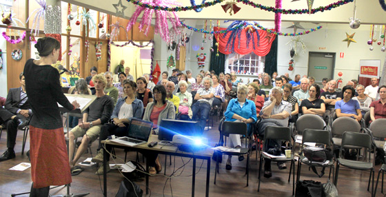12 December 2013 - public meeting in Geelong
