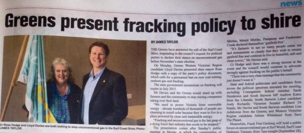 greens-present-fracking-policy
