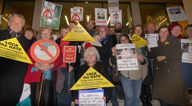 Fracking dangers highlighted at council meeting